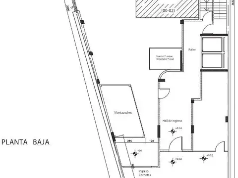 Cochera cubierta en PB - Zona centro, poca antigüedad
