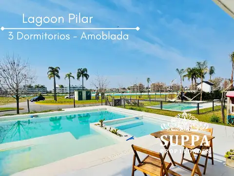 Casa 3 dormitorios con escritorio - Lagoon Pilar