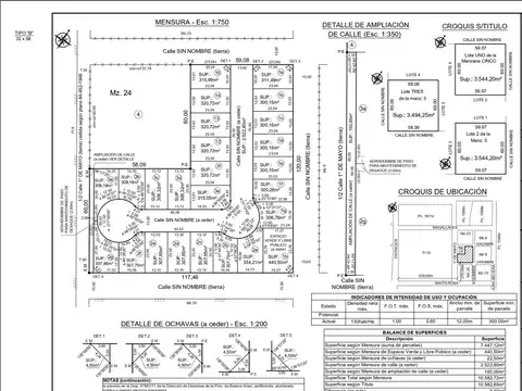 Lote de 300,15 m2 en Venta barrio El Roble Pilar Acceso KM 38,5