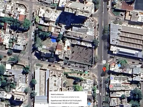 Esquina Av. San martin y Jose Ingenieros