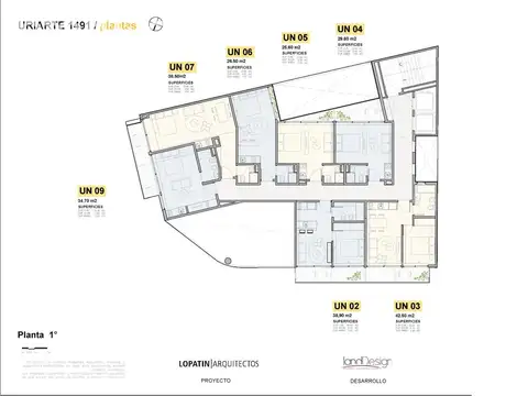 Uriarte y Gorriti - Unidad 820 Tríplex