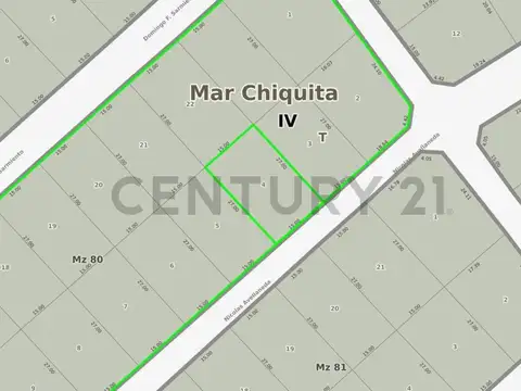 Terreno en Venta de 405,0 m2