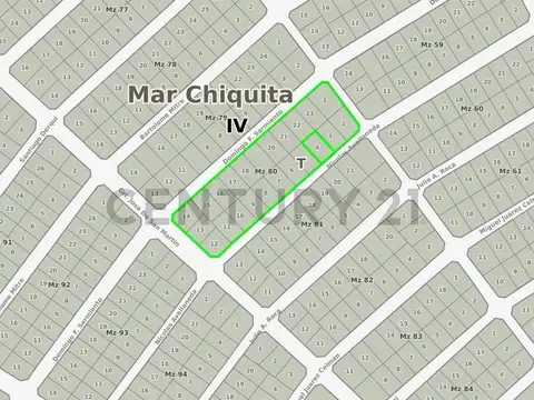 Terreno en Venta 15  mts Frente