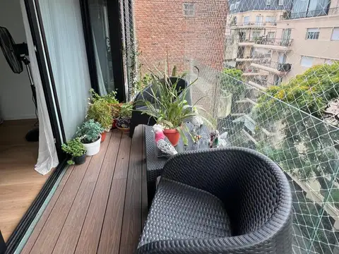 Departamento 2 ambientes con 2 baños