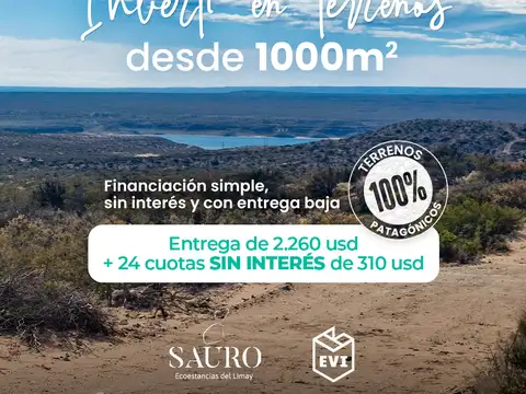 Lote En Neuquén - Loteo Sauro Ecoestancias Del Limay - Lotes Desde 1000 m2