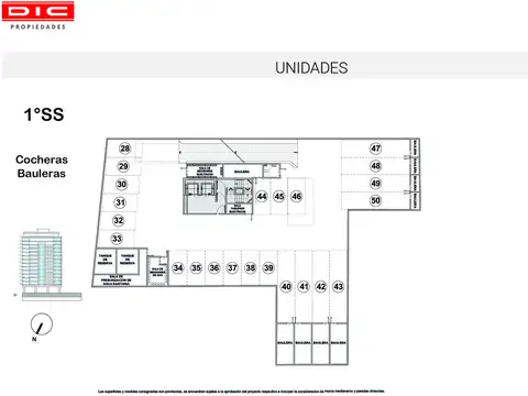 Subsuelo 1 - Cochera 1 cubierta - Av. Maipu 3872