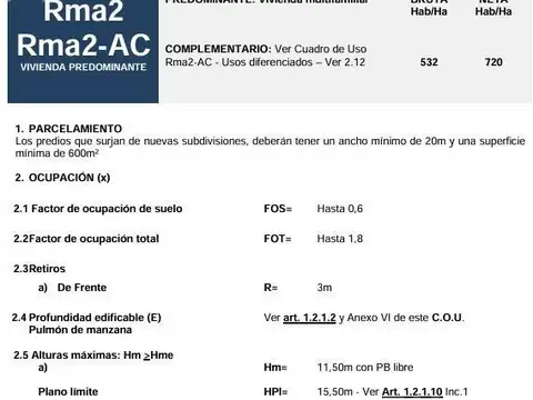 Terreno en Beccar-Vias/Rolon