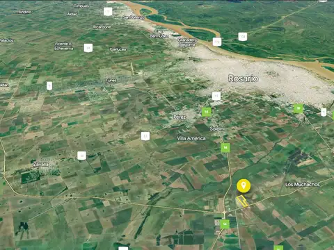 PIÑEYRO - 18 HAS,  Ruta provincial A012 y Ruta Provincial 14