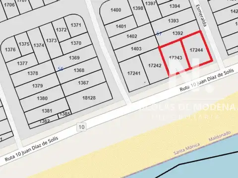 Terreno en Venta en José Ignacio, USD 225.000