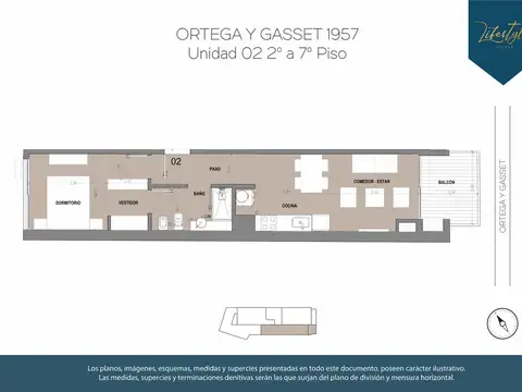 Departamento en Venta de 2 ambientes