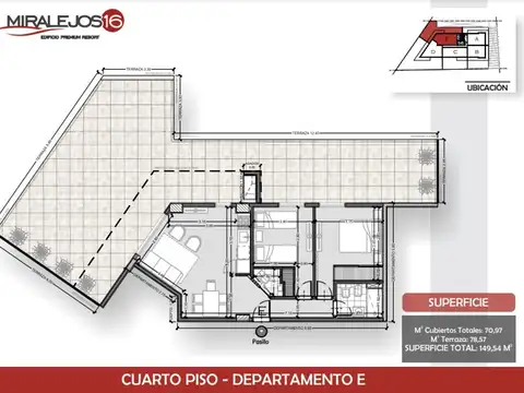 DEPARTAMENTO 2 dorm  con balcón-  Villa Carlos Paz