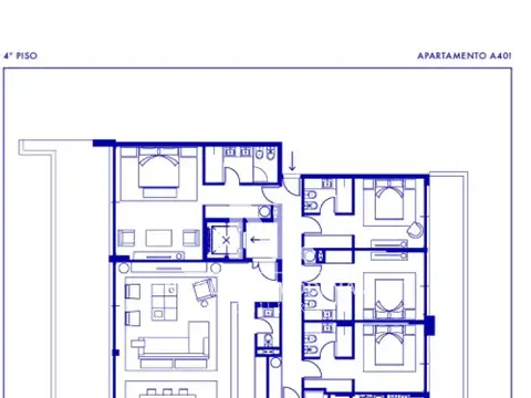 Departamento en Alquiler Temporal de 5 ambientes