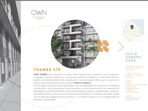 Departamento en Venta en Villa Crespo, USD 78.000