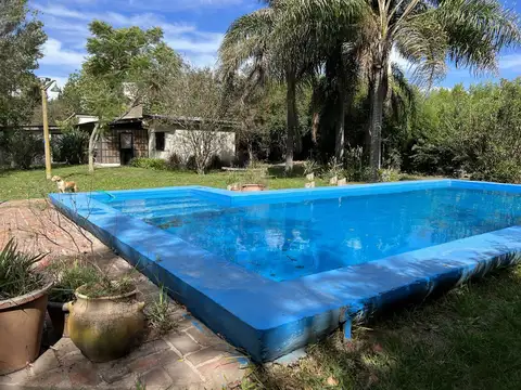 Venta casa quinta dos dormitorios villa la ribera pileta quincho