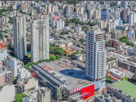 Departamento 2 ambientes con 2 baños