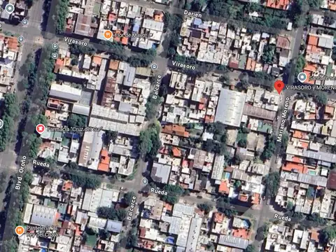 Terreno con salida a dos calles, Moreno y Virasoro.