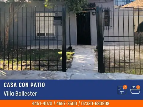Casa - Alquiler - Argentina, Villa Ballester - Chaco 450