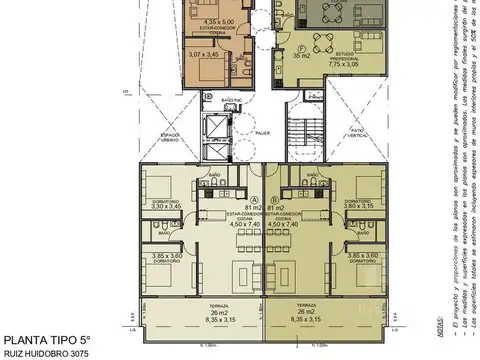Departamento en Venta en Saavedra, USD 561.000
