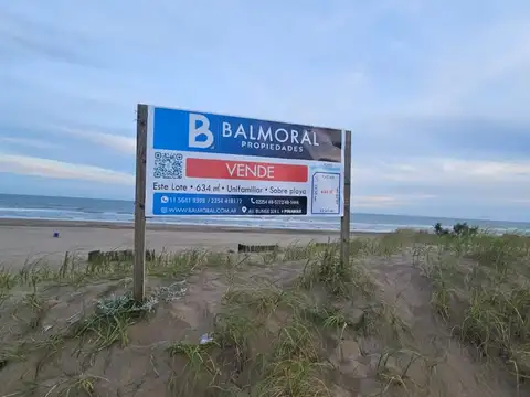 Frente al mar - Lote Único / REF: 1343