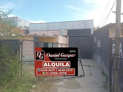 ALQUILER – GALPÓN DE 100 M2 C/VIVIENDA – LA REJA