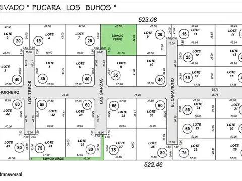 Terreno en Venta en Roldan, USD 65.000