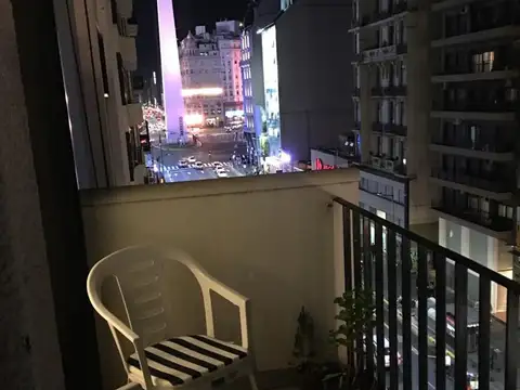 Departamento 2 ambientes con balcon en alquiler temporal en San Nicolás 2 pax Disponible