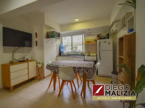 Departamento 2 ambientes con 1 baño