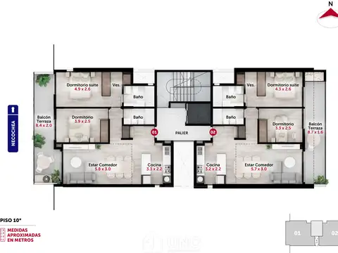 Departamento en Venta de 2 ambientes