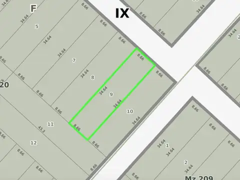 Terreno en Venta de 300,0 m2