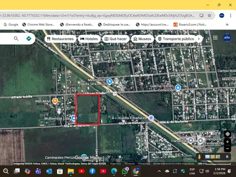 Campo 5 has. en venta en Ibarlucea