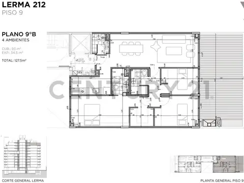 Departamento 4 ambientes con 2 baños