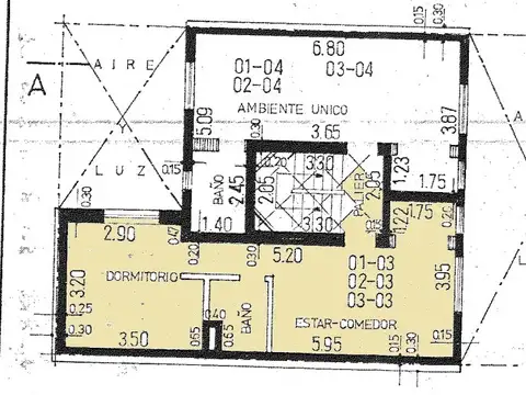 Departamento en Venta de 1 dormitorio