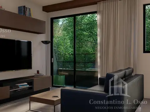 Departamento 2 ambientes con 1 baño