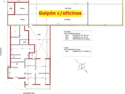 Galpon en Venta en San Pedro, USD 85.000