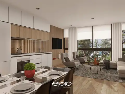 Departamento 2 ambientes con 1 baño