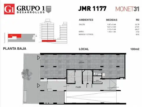 J. M. de Rosas al 1100