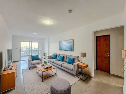 Departamento 2 Dorm + Cochera en Macrocentro | Piso 10 con Vista Abierta