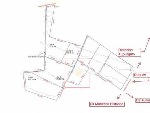El Alamo y Ruta 89 al 100