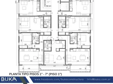 Departamento Monoambiente con 1 baño