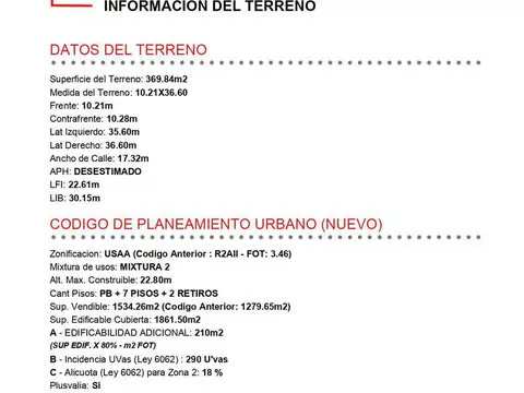 Excelente Terreno en Floresta- Lideres en Terrenos