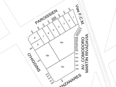 Terreno en Venta 8  mts Frente