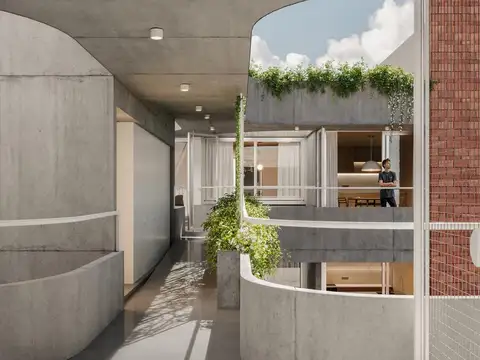 Venta departamento - 1 dormitorio con patio - Pichincha - Rosario - Financiación