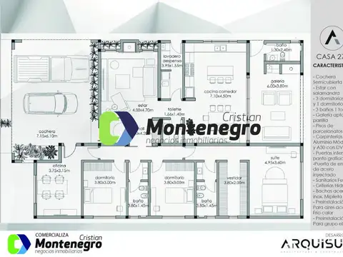 Casa en Venta en Area 60, USD 320.000