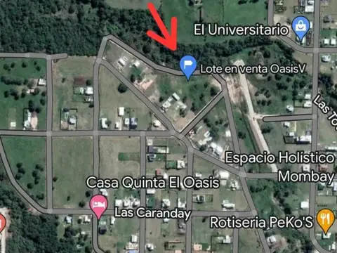 Lote A La Venta En Oro Verde - Loteo Oasis