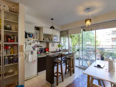Departamento 2 ambientes con 2 baños