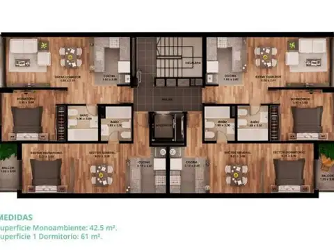 Departamento en Venta de Monoambiente