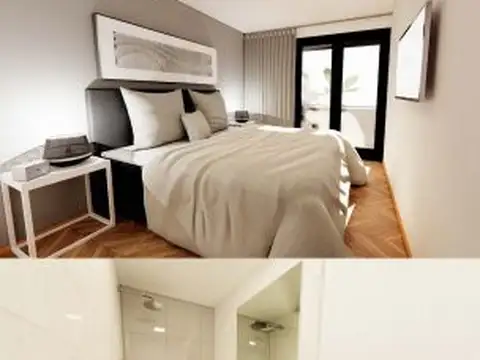 Departamento 2 ambientes con 1 baño