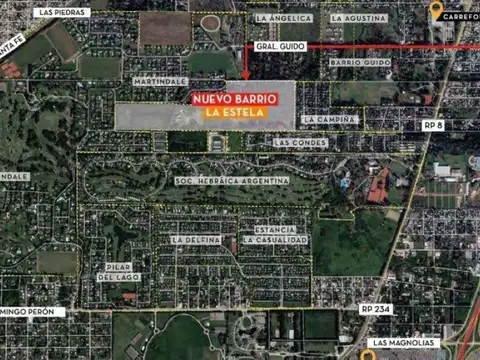 Terreno en Venta en La Estela, USD 87.500