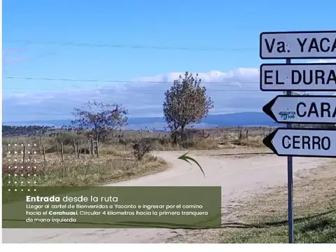Campo en Yacanto Calamuchita