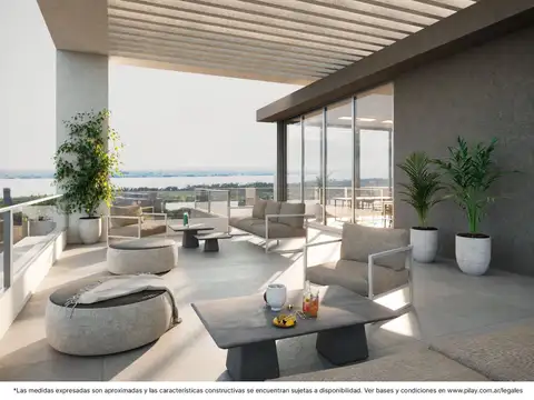 Departamento 2 dormitorios en Miradores del Paraná